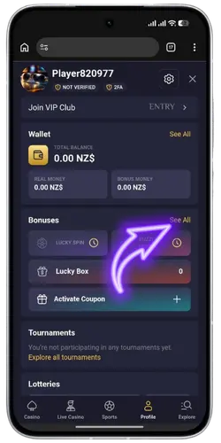 View all bonuses RollXO
